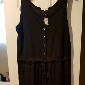 XL Brand New Maurices Black Jumpsuit